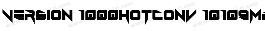 Version 1000hotconv 10109makeo字体转换